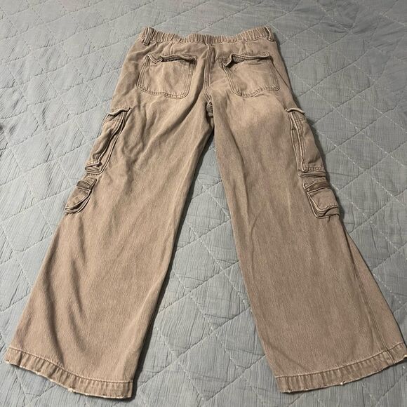 Aeropostale Mid Rise Cargo Jeans L Short - Picture 7 of 7